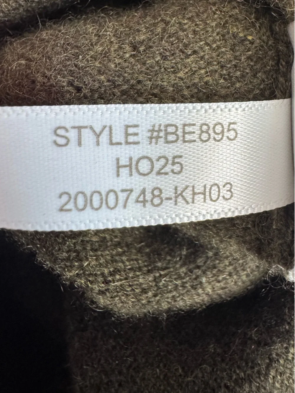 J. Crew Men's Cashmere Crewneck Sweater Olive